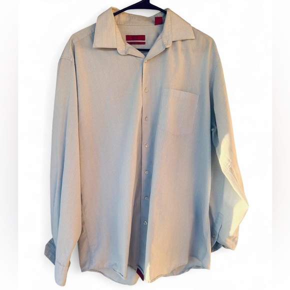 Alfani Men's Light Blue Casual Button Down Shirt - Picture 1 of 4